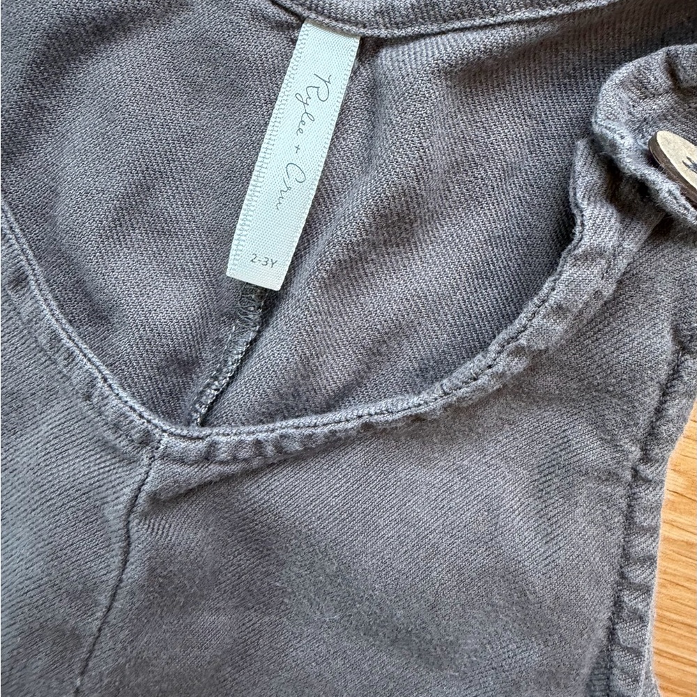 Button-Shoulder Pinafore Top - Picture 2 of 2